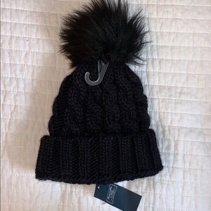 Abercrombie & Fitch Black Knit Winter Hat